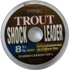 Леска флюорокарбоновая VARIVAS TROUT SHOCK LEADER FLUORO 30m №2 8lb