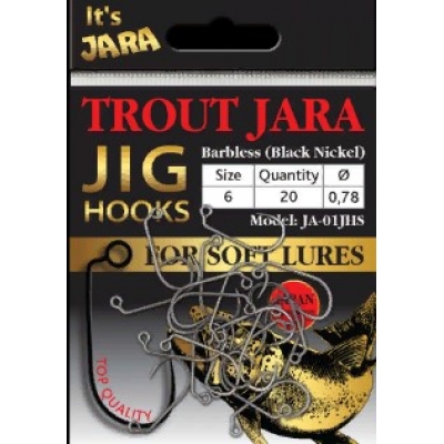 Крючки Trout Jara Jig Hooks #6