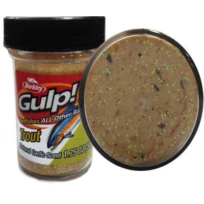 Паста Berkley Gulp Trout Dough 50 gr Natural scent Garlic-Chunky Cheese (1203181)