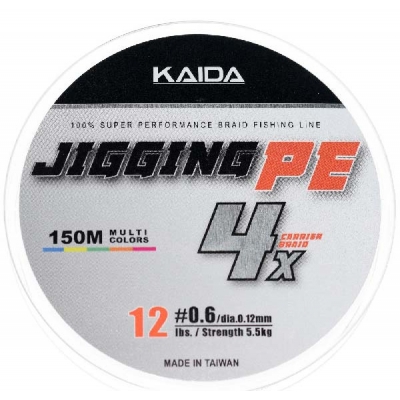 Плетеная леска KAIDA JIGGING PE 4X 150 м