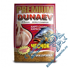 Прикормка DUNAEV-PREMIUM 1кг Карп-Сазан Чеснок