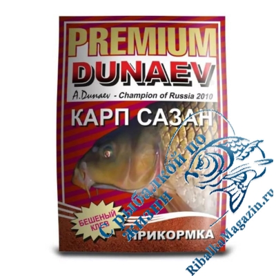 Прикормка DUNAEV-PREMIUM 1кг Карп-Сазан-Красная