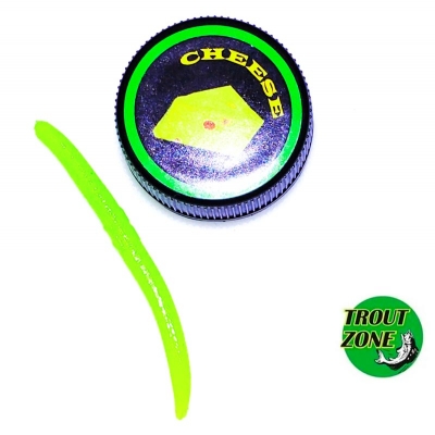 ФОРЕЛЕВАЯ РЕЗИНА TROUT ZONE WAKE WORM 2 3.2''/71mm сыр 11 шт в упаковке